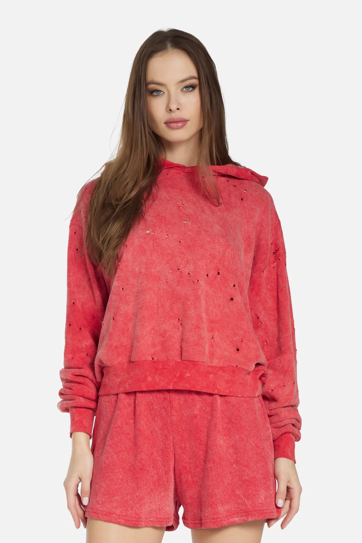 Trainor Destructed Hoodie Clothesline Clothing Co.