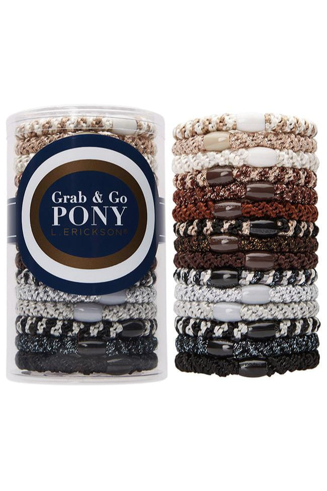 Grab & Go Pony Set of 15 Hair Ties Clothesline Clothing Co.