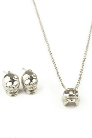 Skull Necklace Set