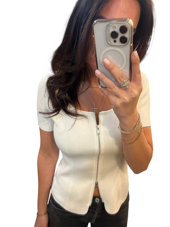 Tina Zipper Top