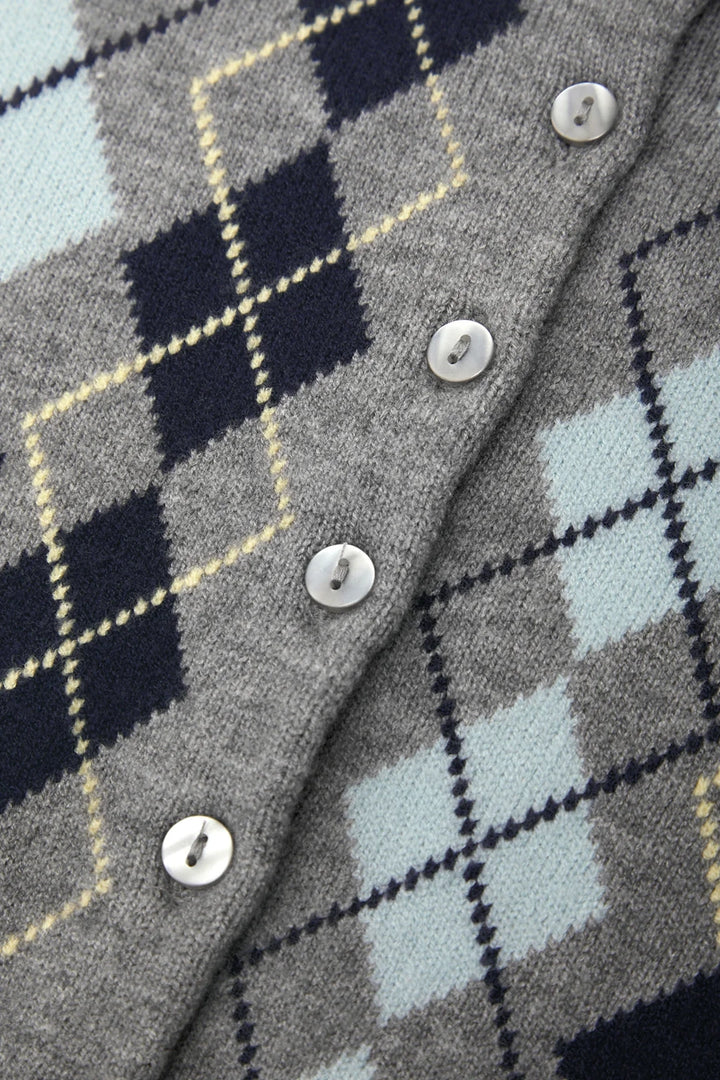 Argyle Cardigan