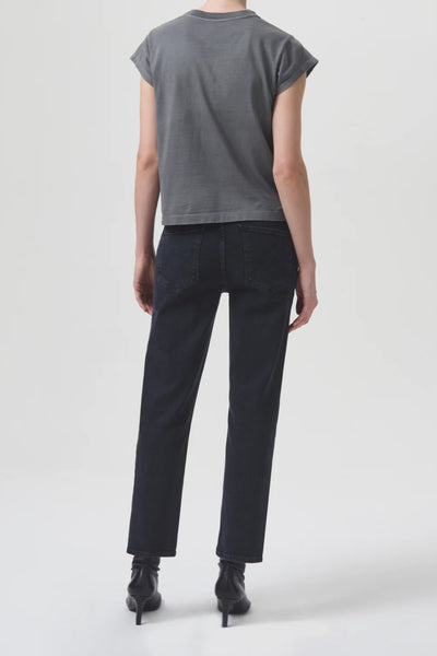 Kye Mid Rise Straight Crop