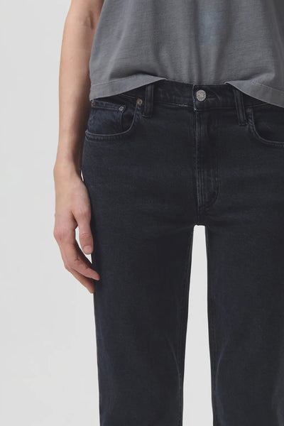 Kye Mid Rise Straight Crop