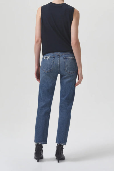 Kye Mid Rise Straight Crop