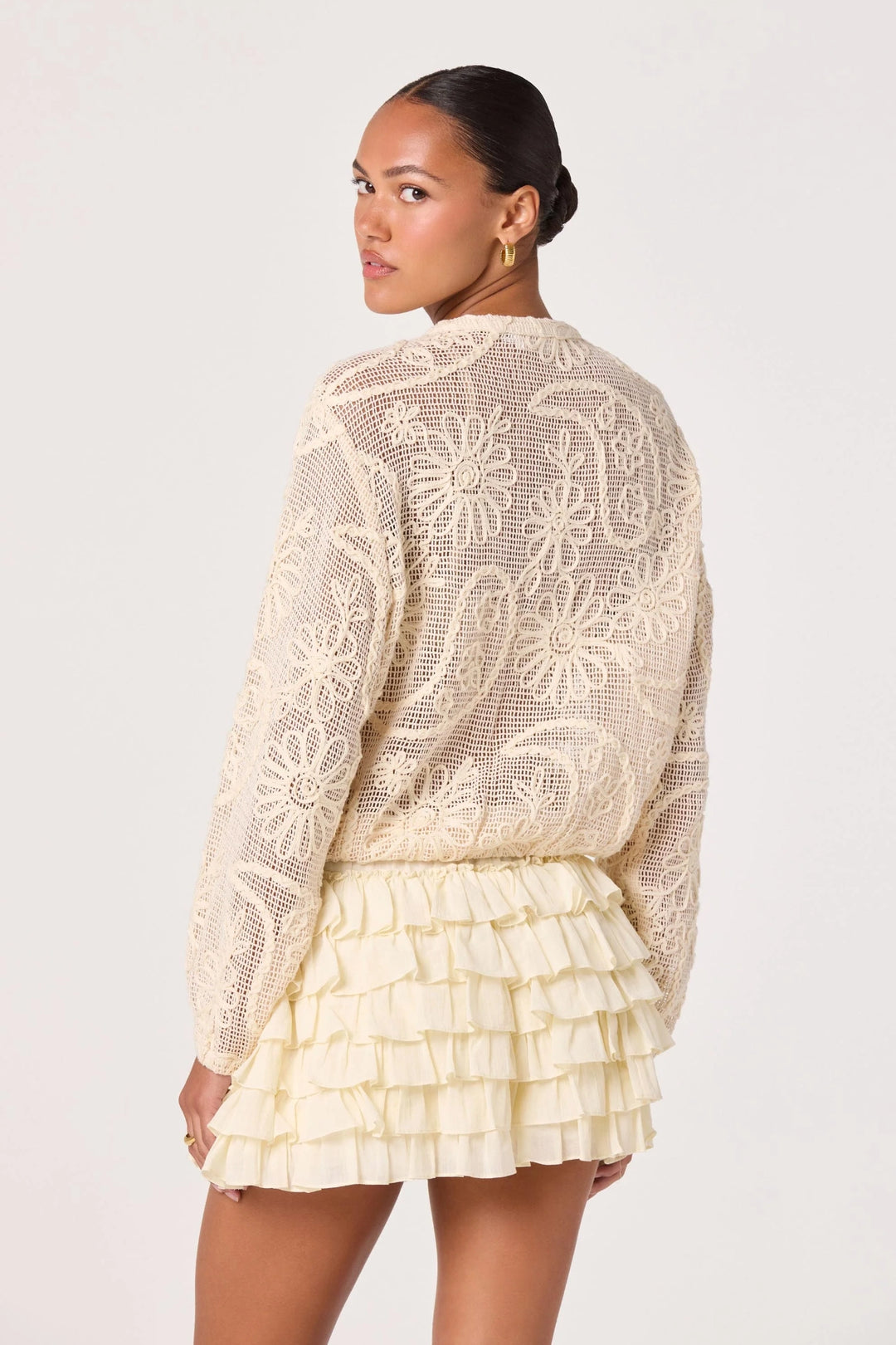 Aeva Crochet Zip Jacket
