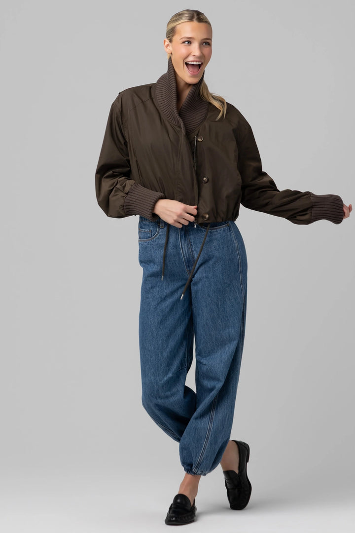 Crop Nylon Jacket