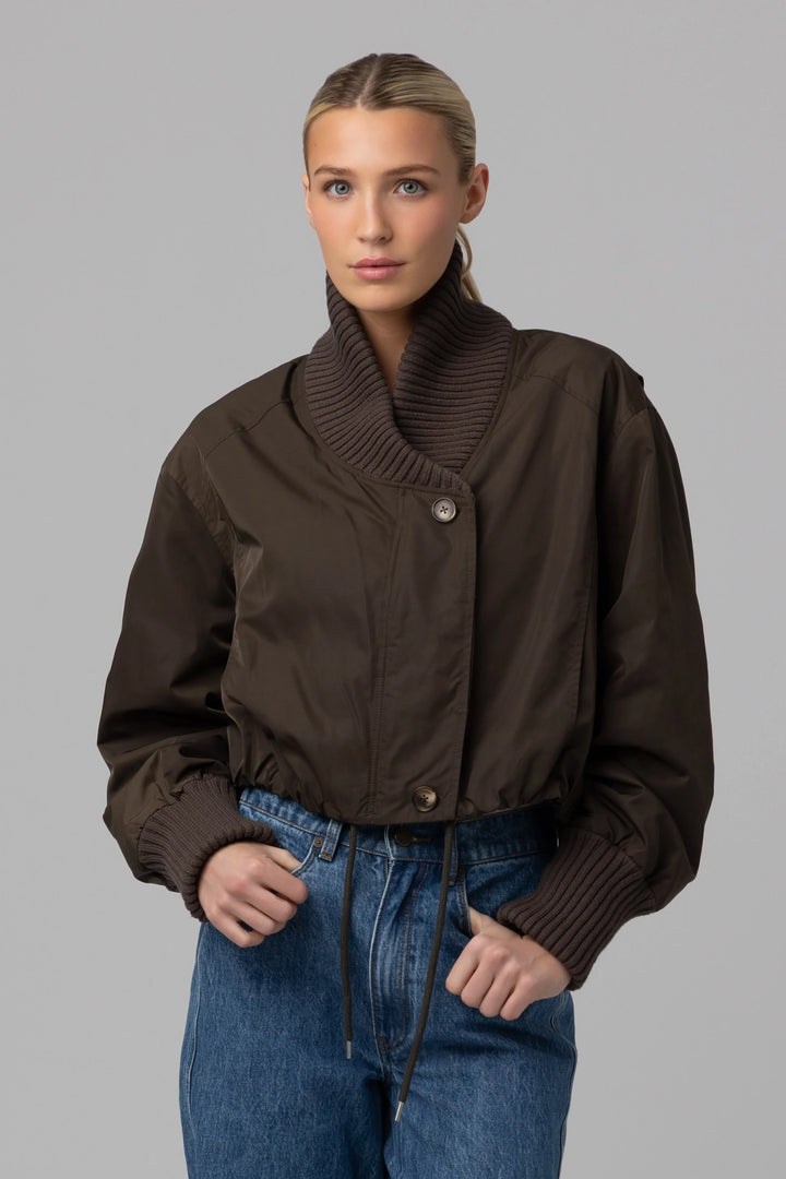 Crop Nylon Jacket