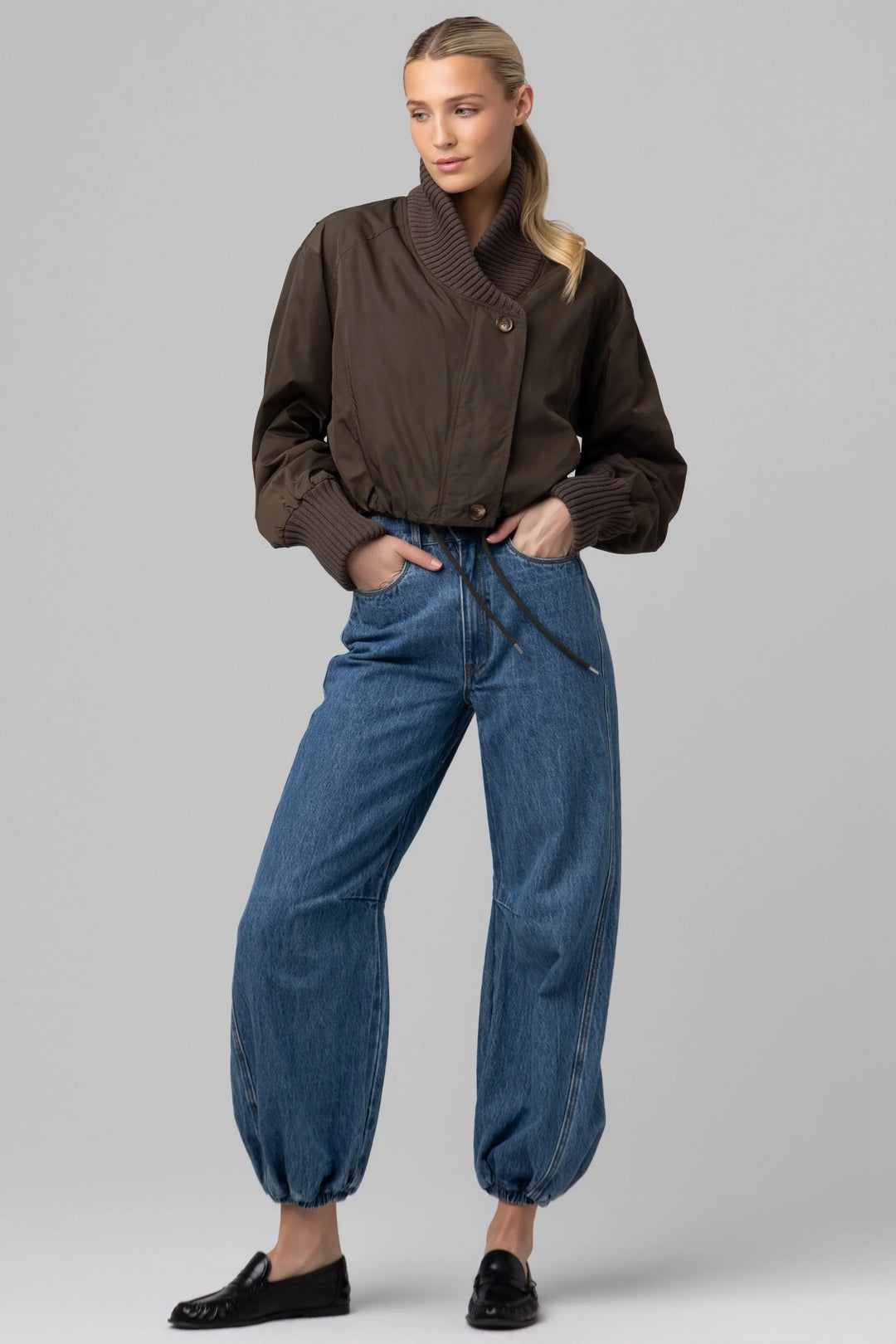 Crop Nylon Jacket