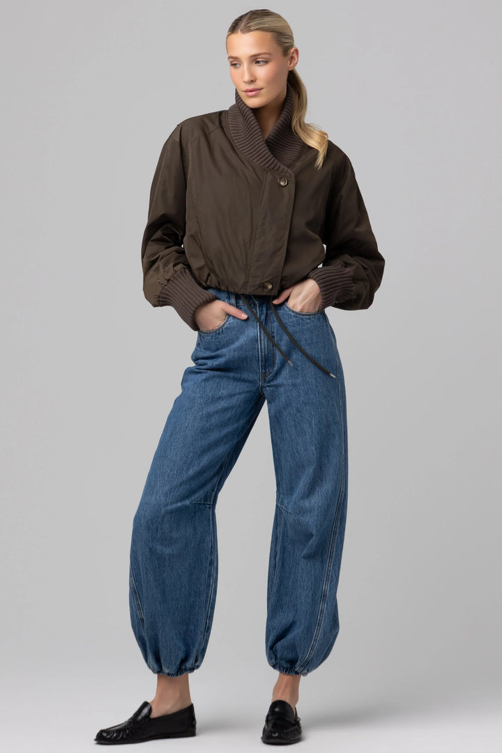 Crop Nylon Jacket