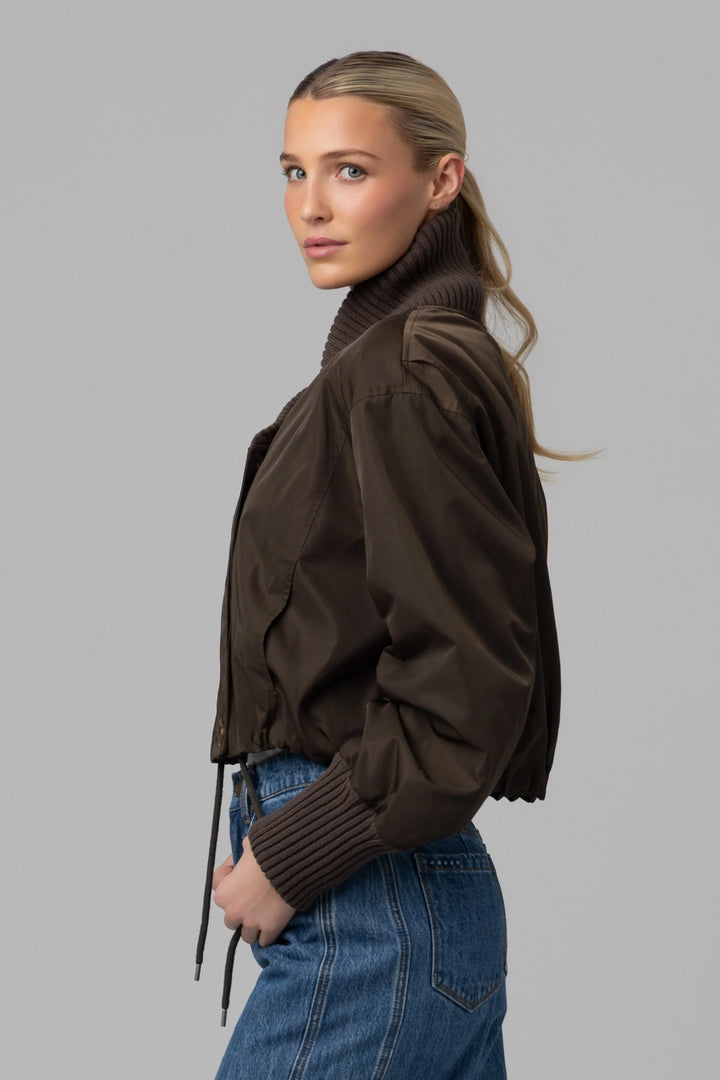 Crop Nylon Jacket