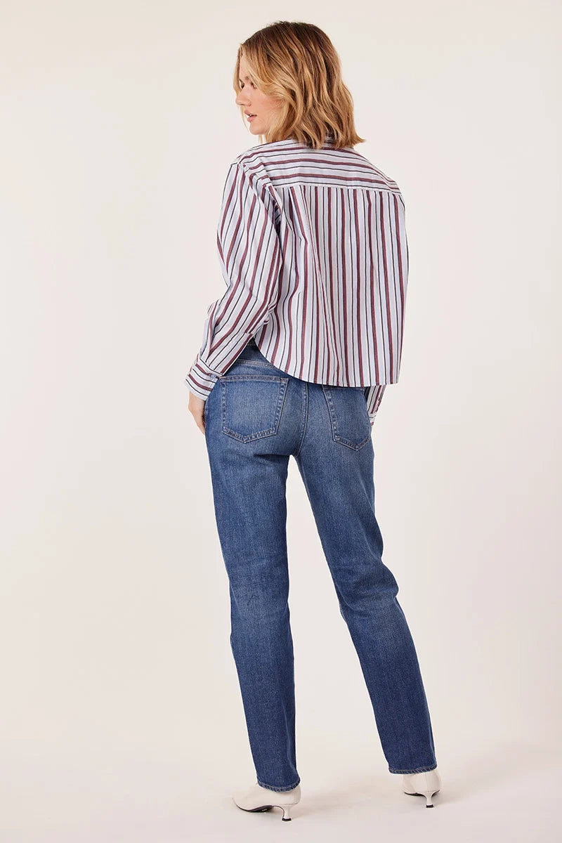 June Crop Button Up