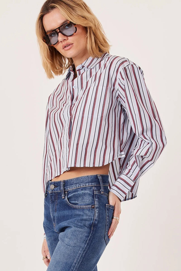 June Crop Button Up