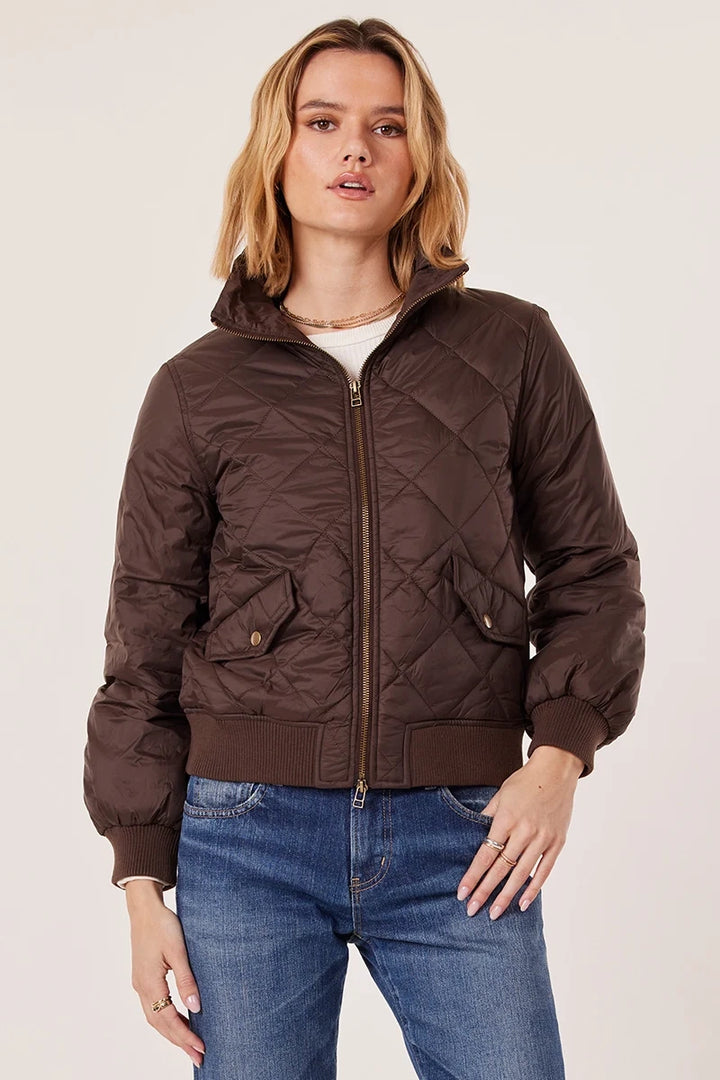 Leni Mock Neck Jacket