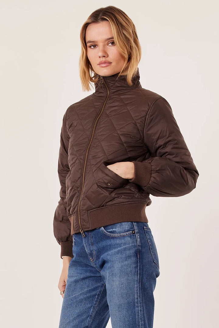 Leni Mock Neck Jacket