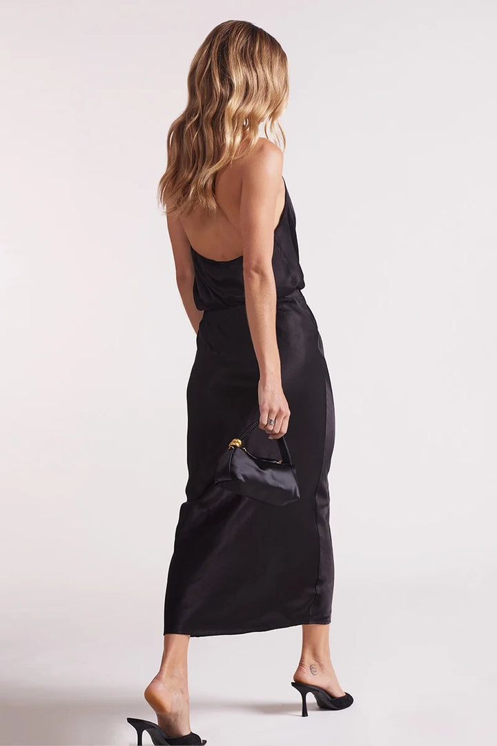 Bias Cut Midi Skirt