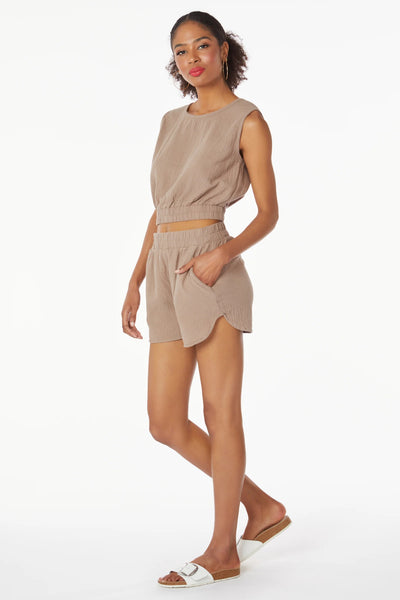 Gauze Tank & Short Set