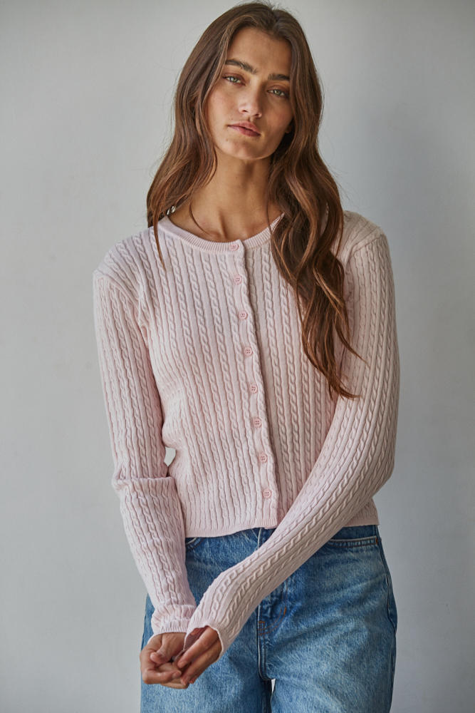 Cable Cardigan