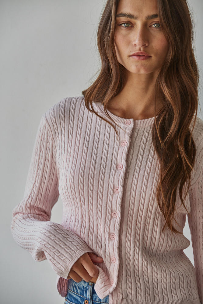 Cable Cardigan
