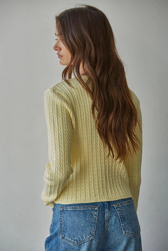 Cable Cardigan