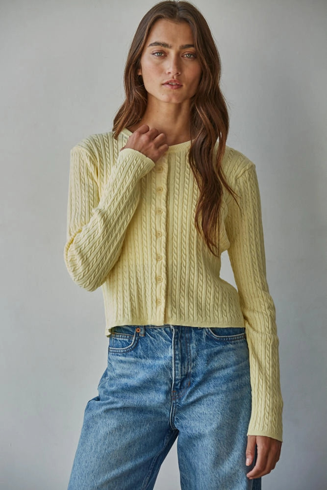 Cable Cardigan