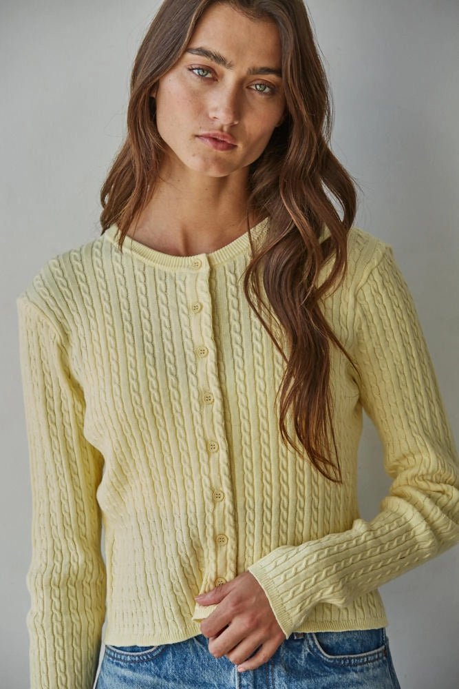Cable Cardigan
