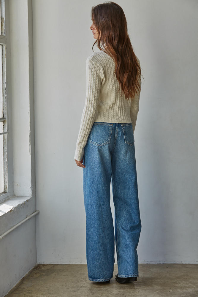 Cable Cardigan