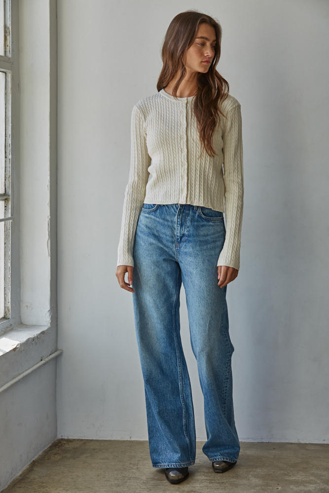 Cable Cardigan