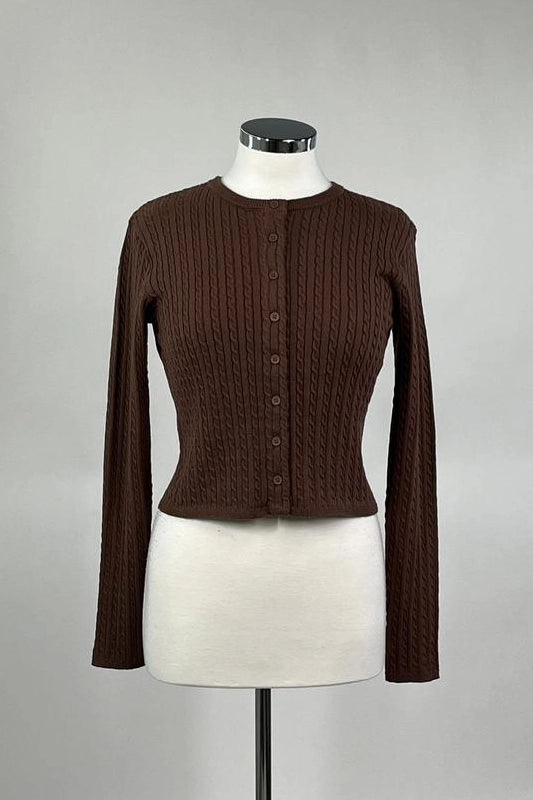 Cable Cardigan