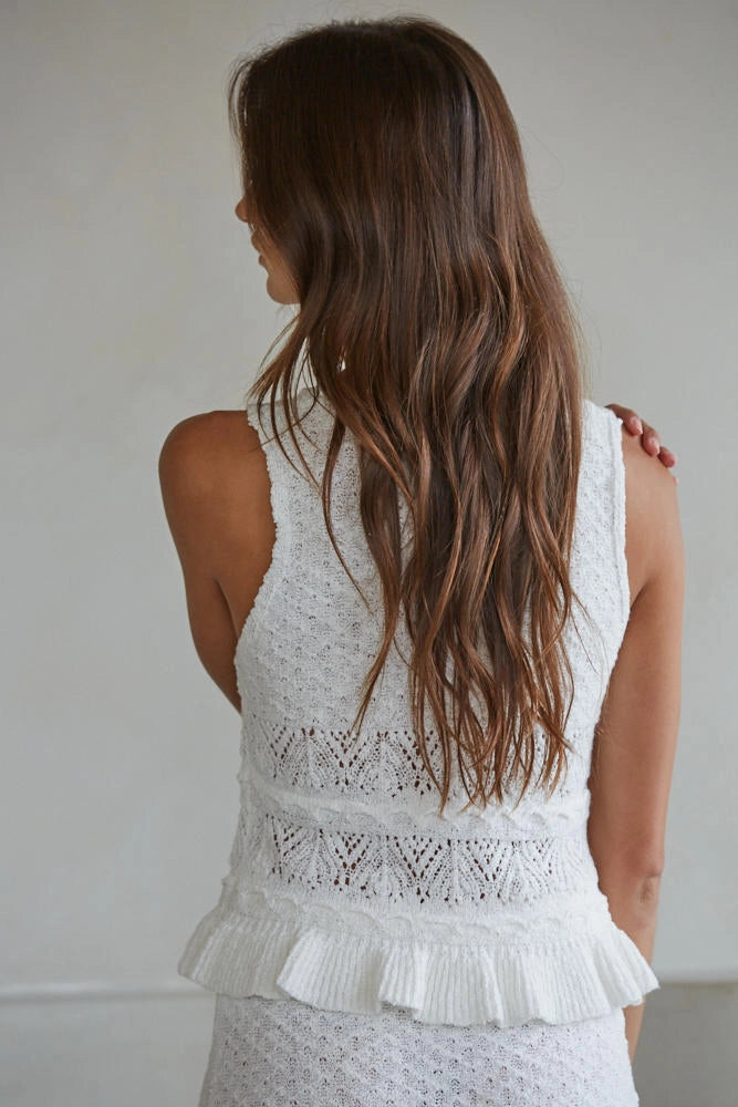 Knit Peplum Tank