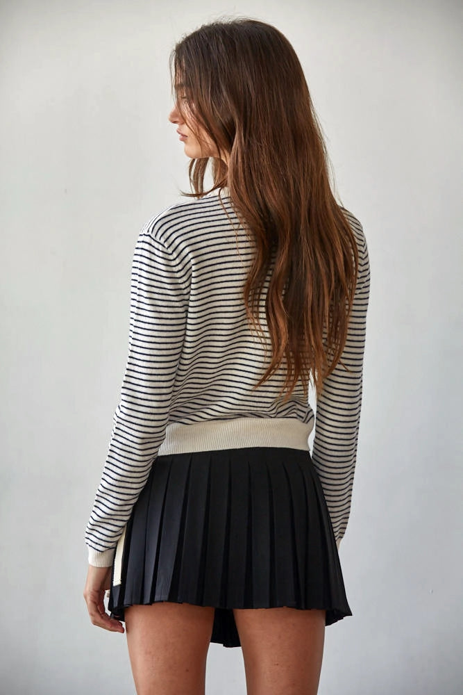 Striped Cardigan
