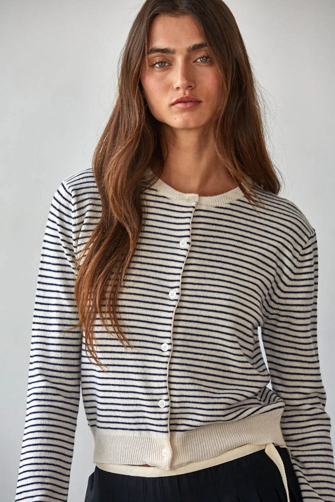Striped Cardigan