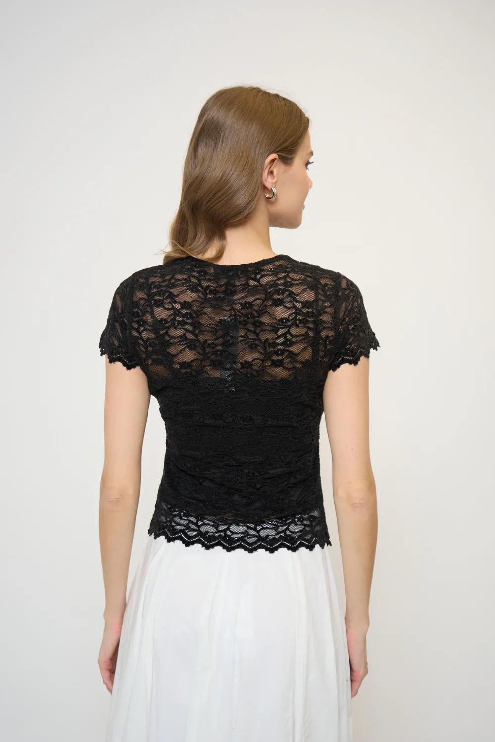 Lace Keyhole Top
