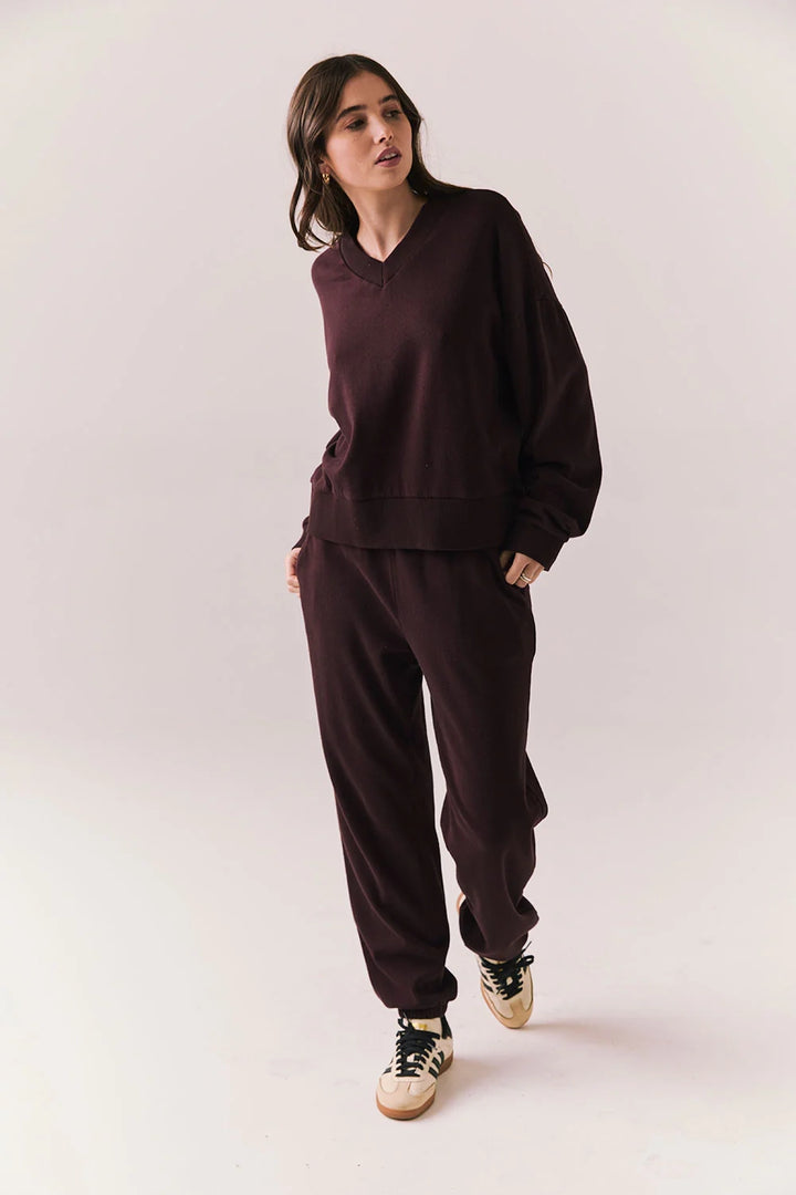 Florie V Neck Sweatshirt