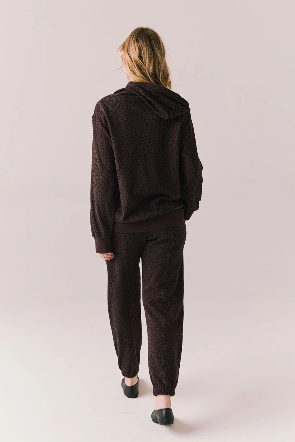 Louna Leopard Zip Up Sweatshirt