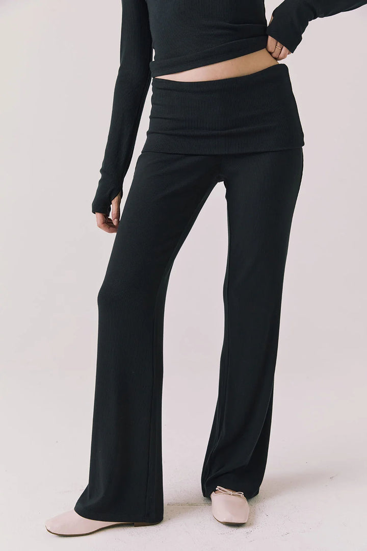 Mantra Fold Over Flare Pant