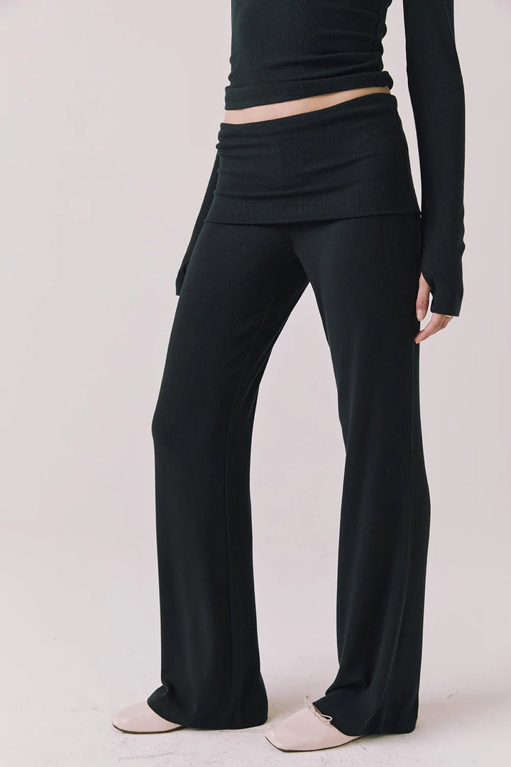 Mantra Fold Over Flare Pant