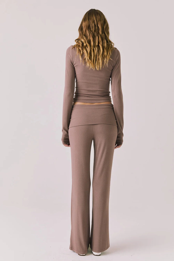 Mantra Fold Over Flare Pant