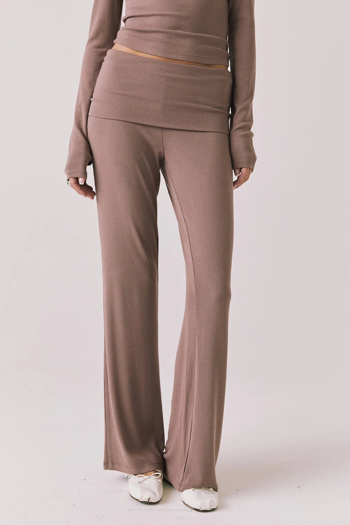 Mantra Fold Over Flare Pant