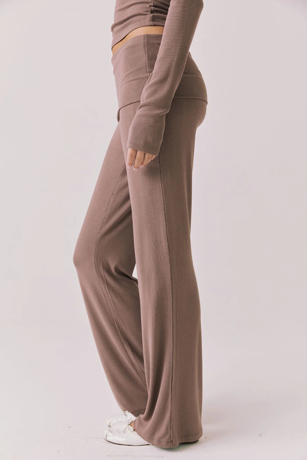 Mantra Fold Over Flare Pant