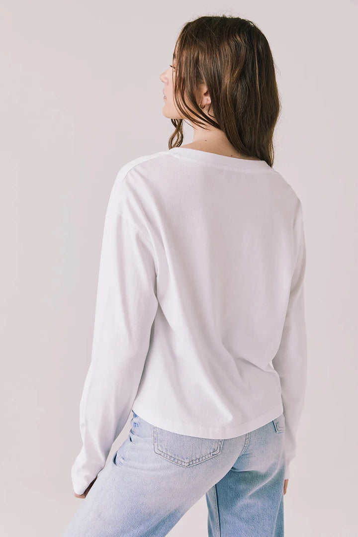 Long Sleeve V Neck Tee