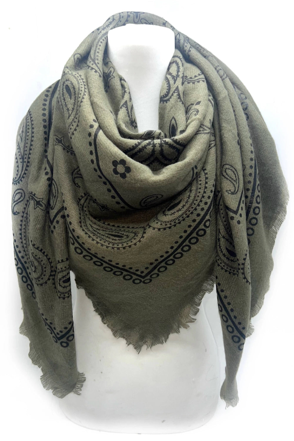 Large Paisley Pattern Scarf