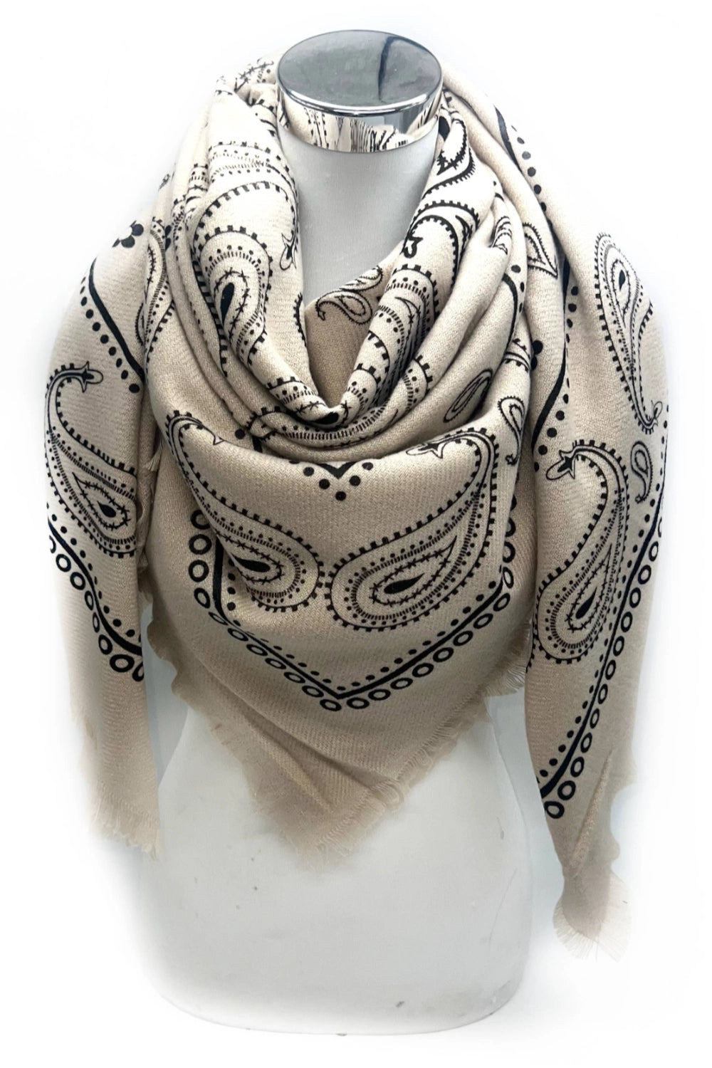Large Paisley Pattern Scarf