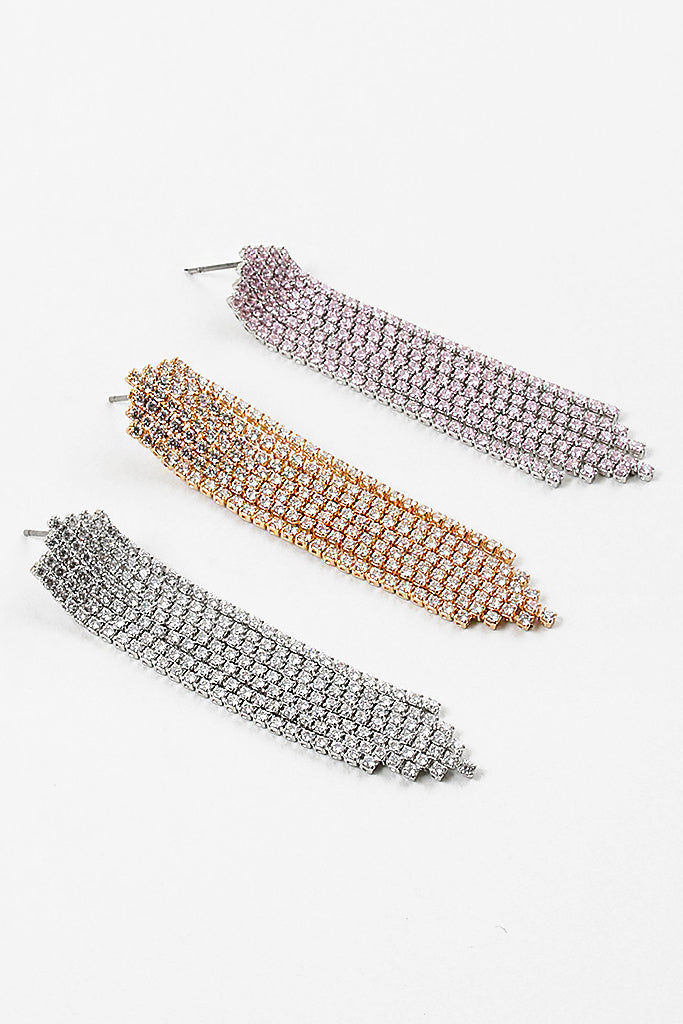 Linear Multistrand Earring