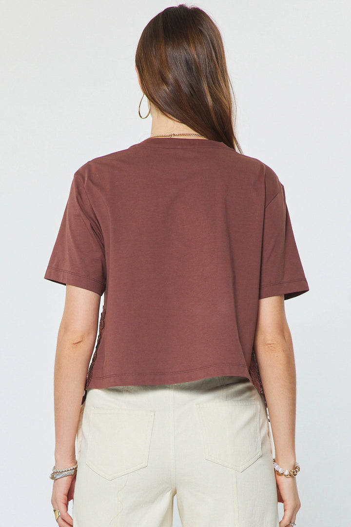 Lace Trim Tee