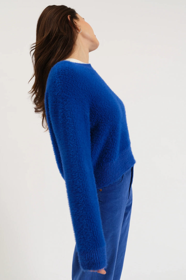 Fuzz Crewneck  Sweater