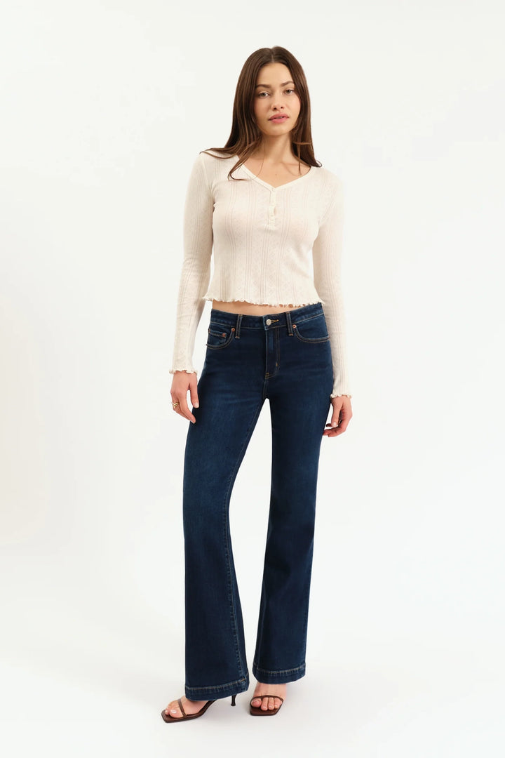 Heartbreaker Mid Rise Flare