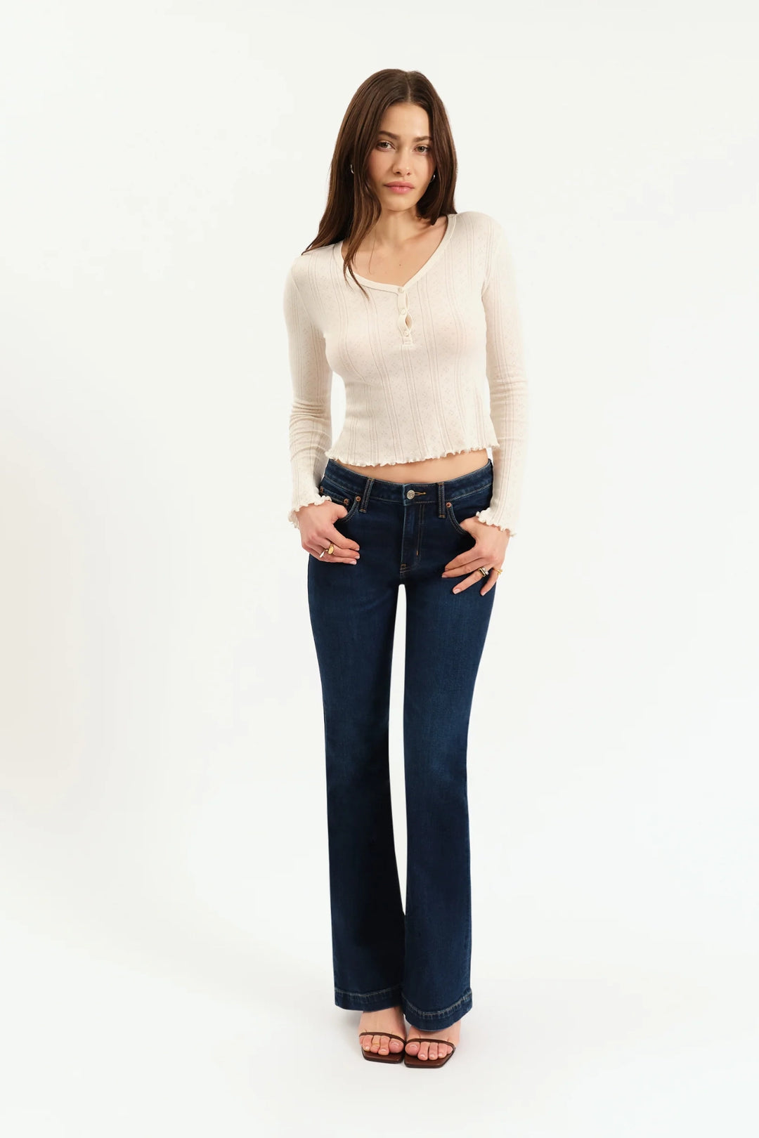 Heartbreaker Mid Rise Flare