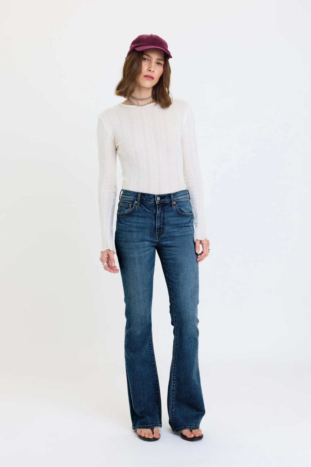 Lover Mid Rise Flare Jean