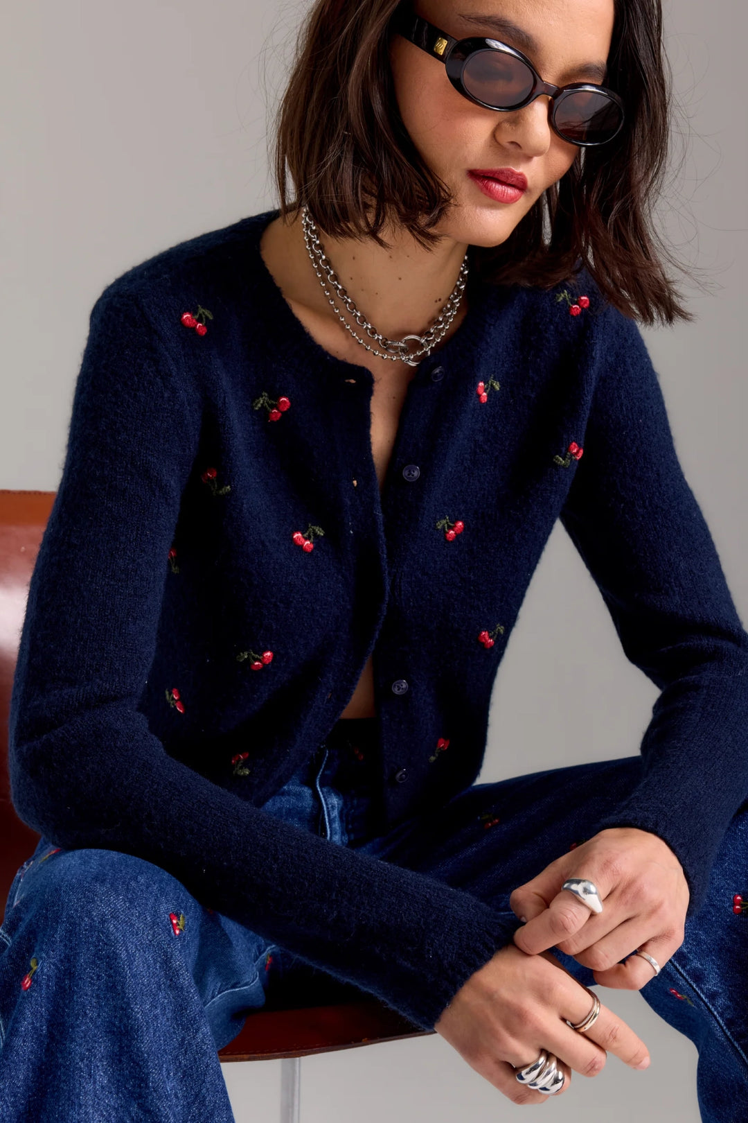 Muse Embroidered Cardigan