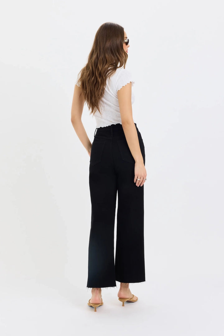 Pleaser High Rise Wide Ankle Jean